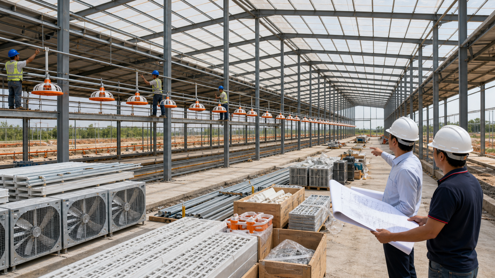 Farm construction project support