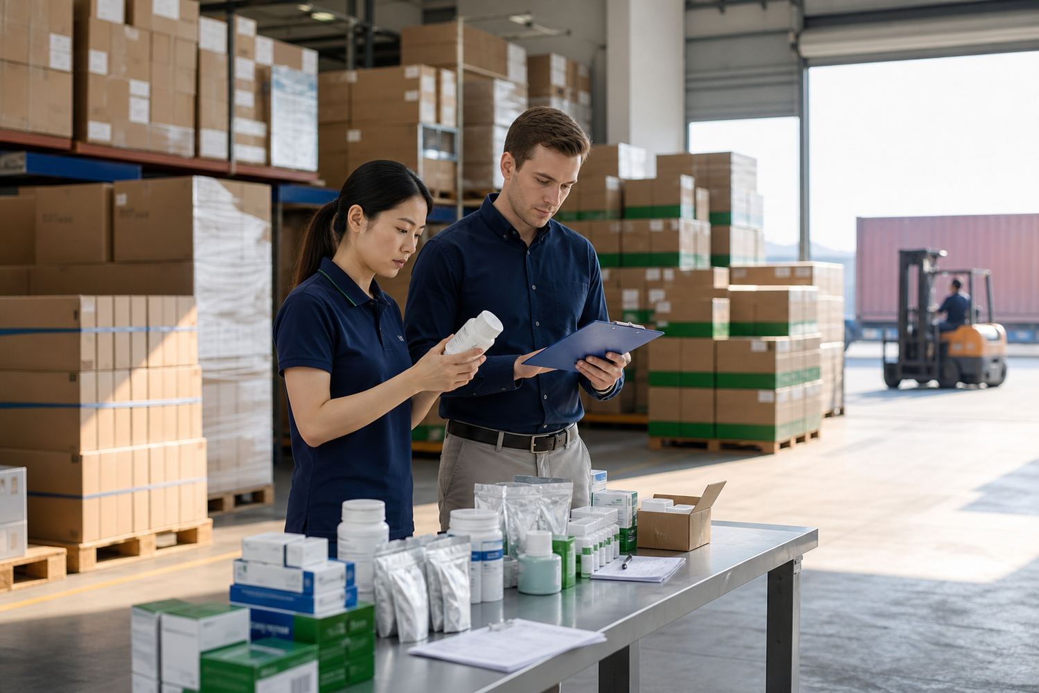 Warehouse order checking