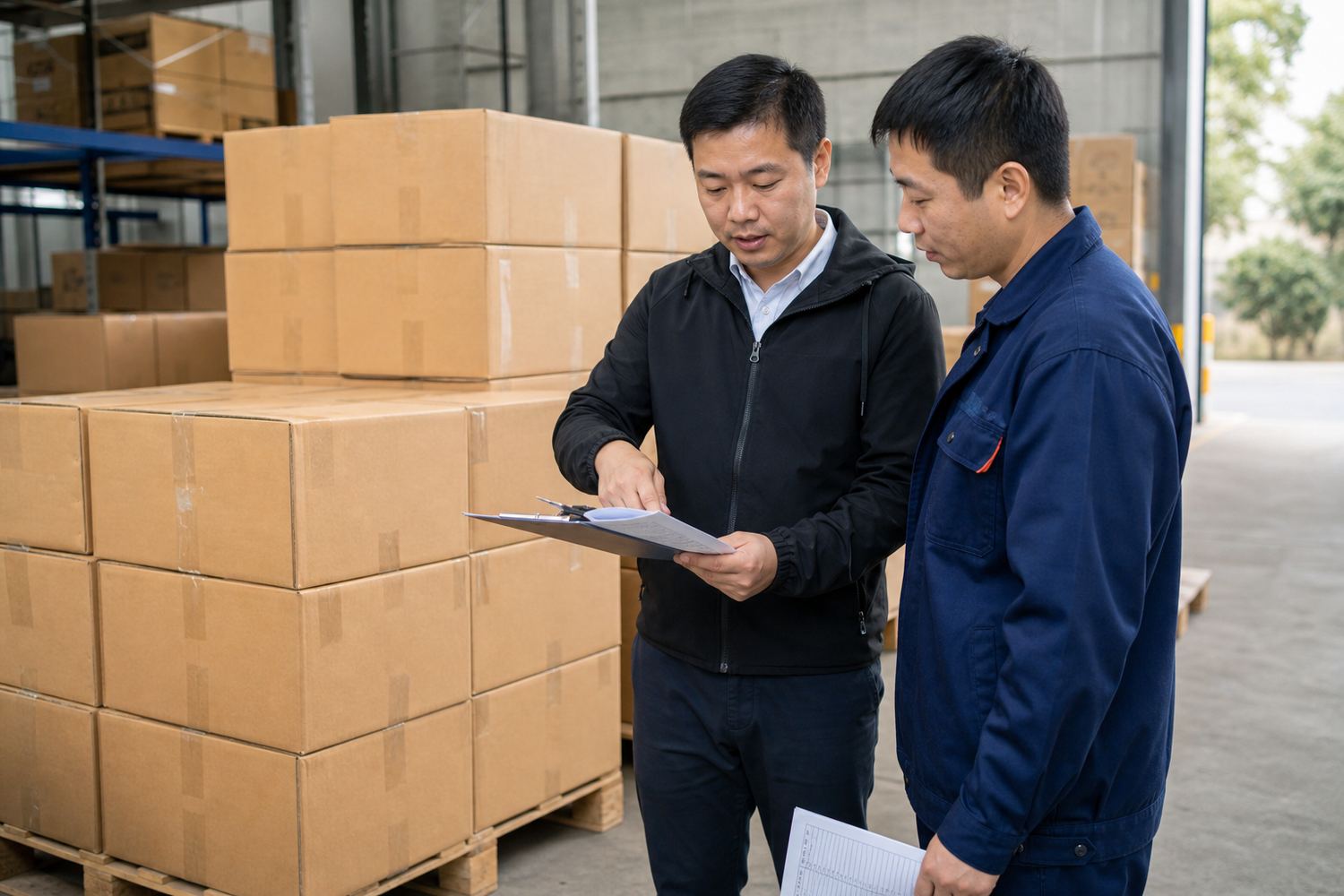 Warehouse product checking