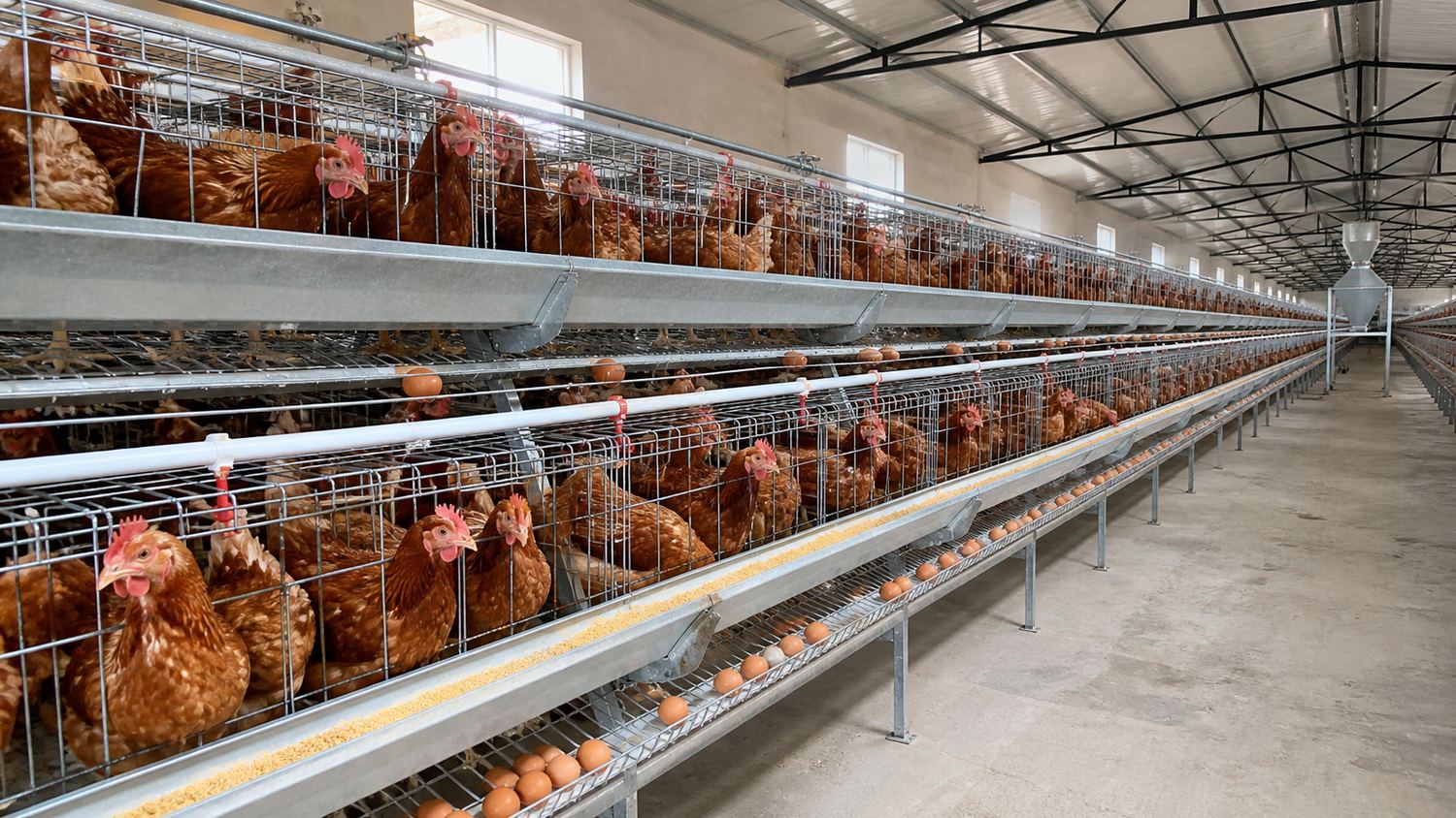 Livestock and poultry equipment scene